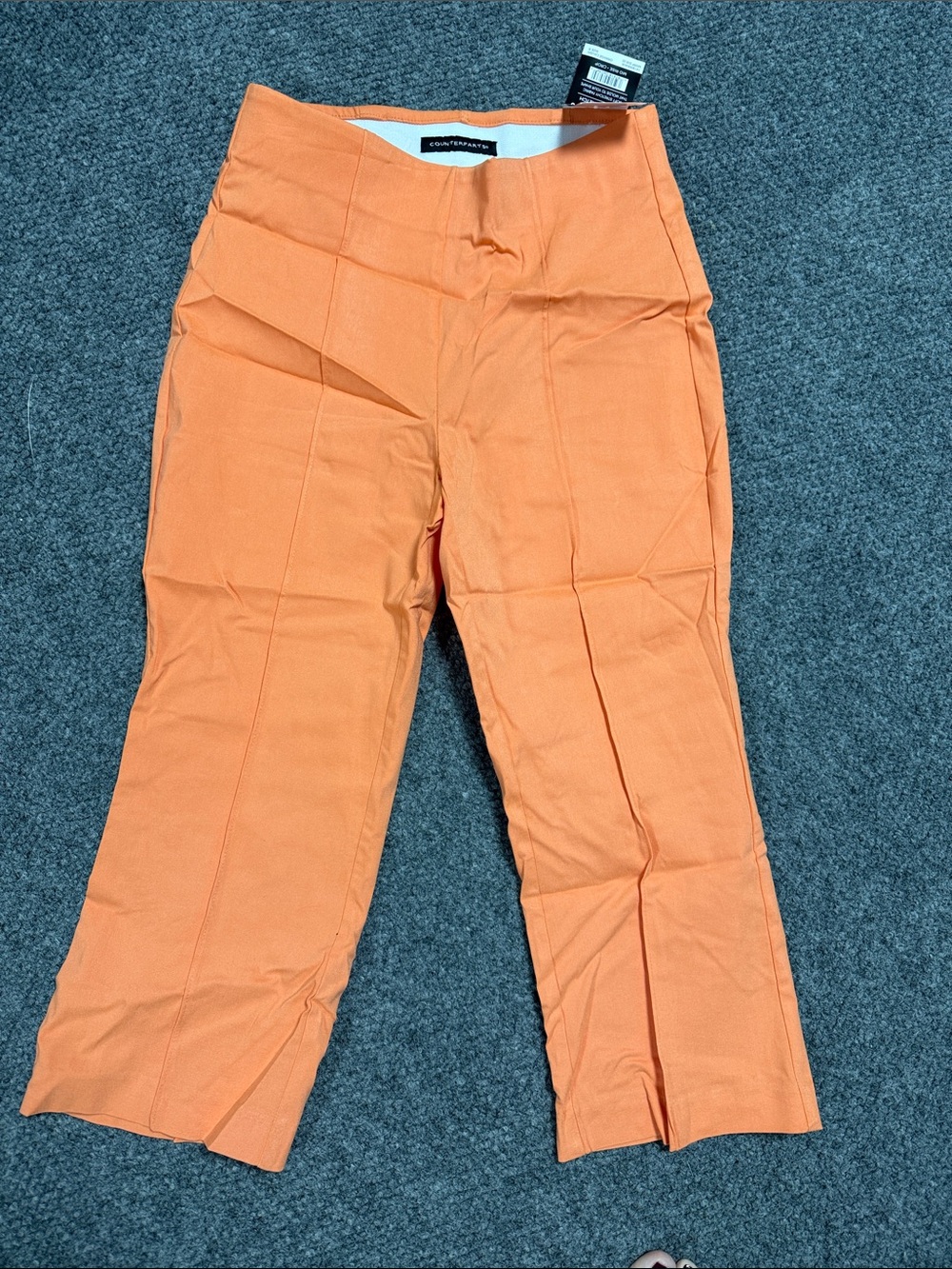 Counterparts Women's Orange Cropped Dress Pants